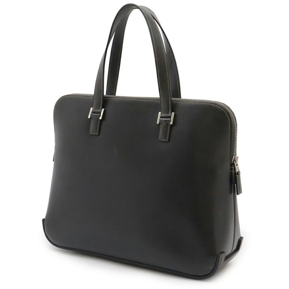 Hermes Escapade Tote Bag Dark Gray Leather - Picture 2 of 9
